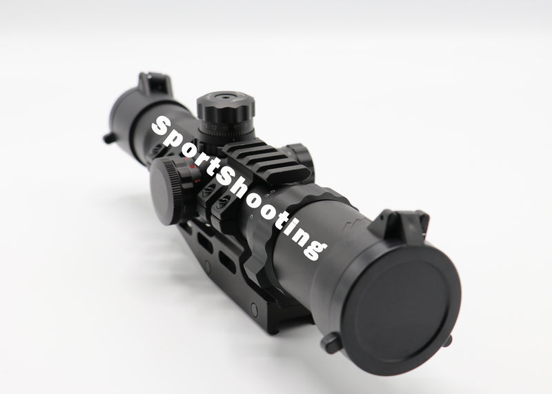 Načtěte obrázek do galerijního prohlížeče, Puškohled NORTHTAC ASSAULT 1-4x28 POWER OPTIC S KOLIMÁTOREM
